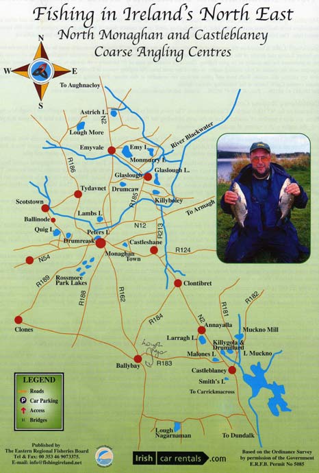 MAp of north Monaghan
